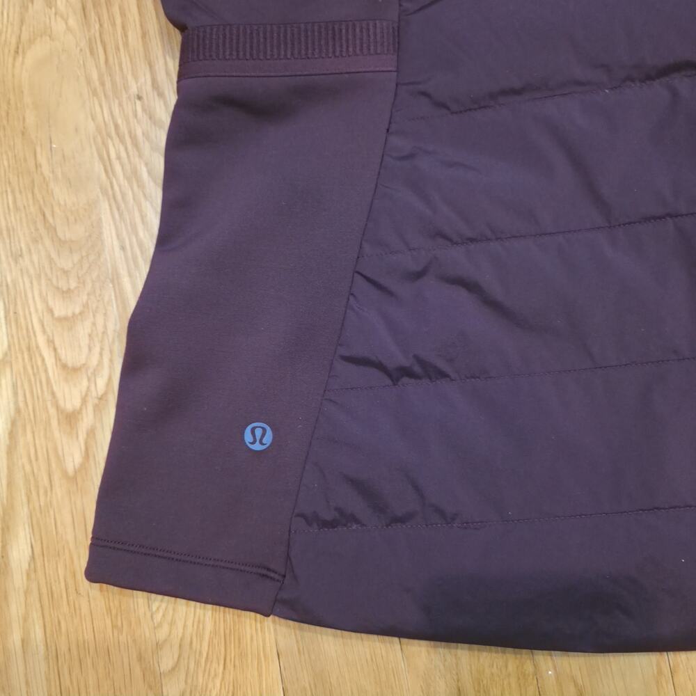 Lululemon Down For It All Vest Garnet Red Goose Down Puffer Size 10 NWOT W4CB0S - Picture 11 of 15